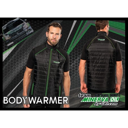 Bodywarmer Team Minerva-Oil, Bi-matière. 